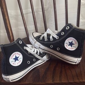 Kids Converse All Star Black High-Top Sneakers